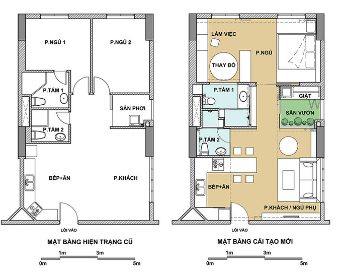 Căn hộ 2 phòng ngủ 75 m2 ở quận 4, Sài Gòn (12)