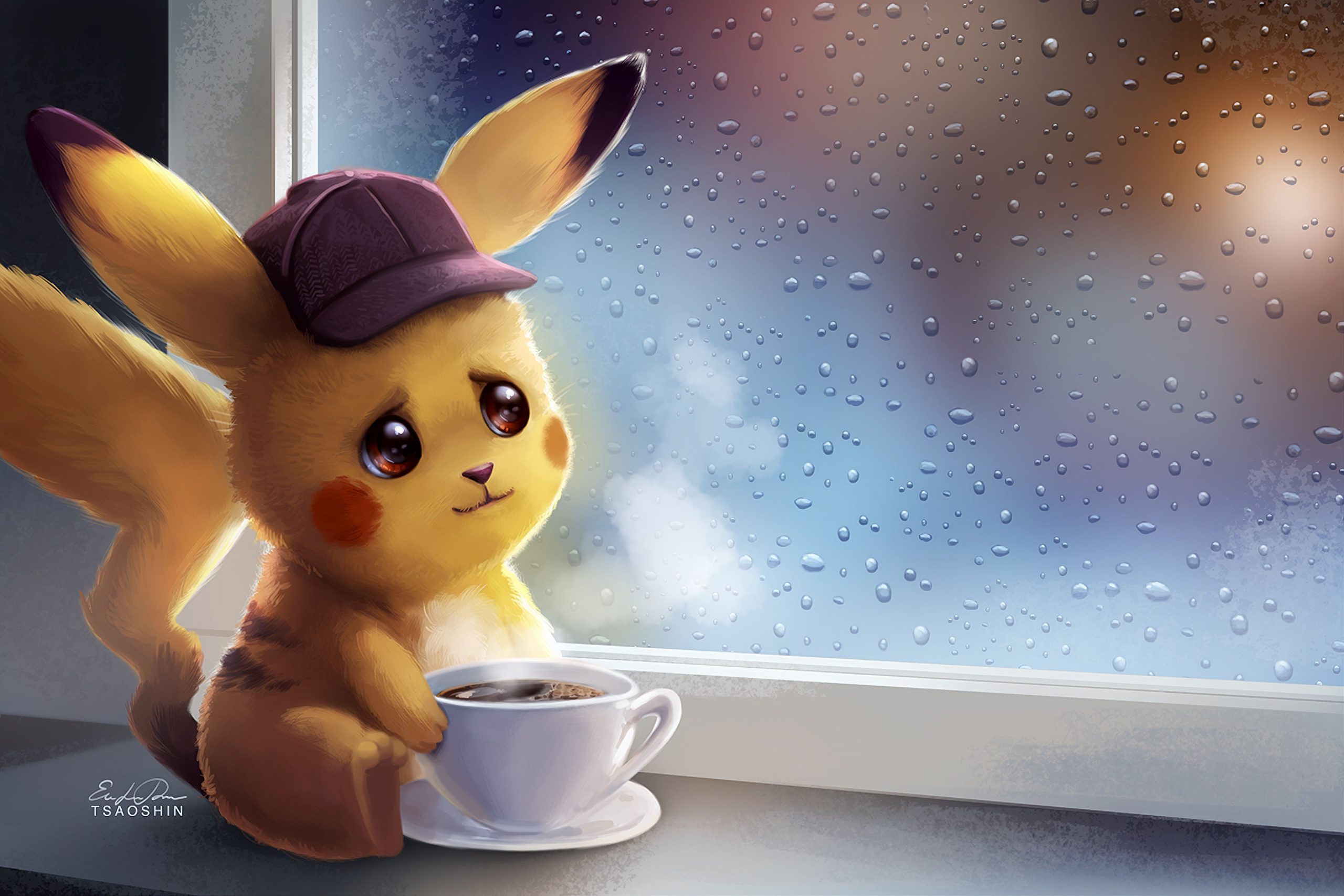 Hình nền pikachu dễ thương